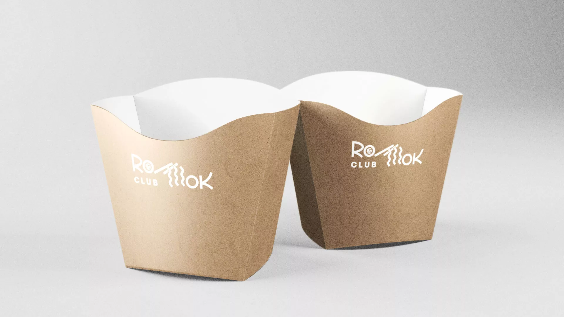 Создание логотипа суши-бара «Roll Wok Club» в Алексеевке