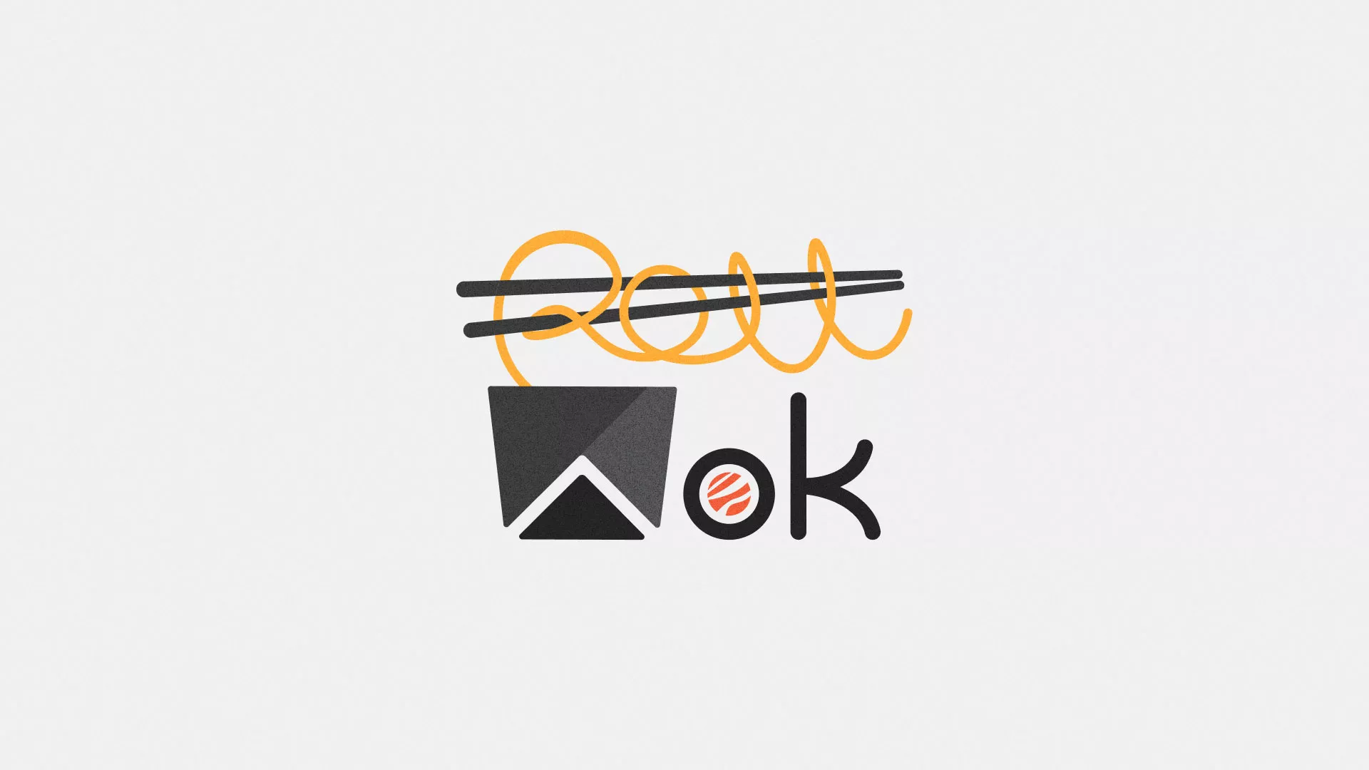 Разработка логотипа в Алексеевке для суши-бара «Roll Wok Club» Разработка логотипа в Алексеевке для суши-бара «Roll Wok Club»